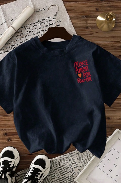 Majica AMORE NAVY, Boja: tamnoplava, IVET.HR - MODERNA ODJEĆA
