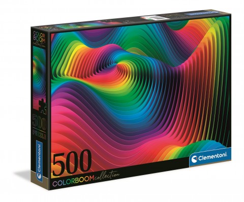 Puzzle Clementoni od 500 dijelova - Šareni valoviIVET.HR - MODERNA ODJEĆA