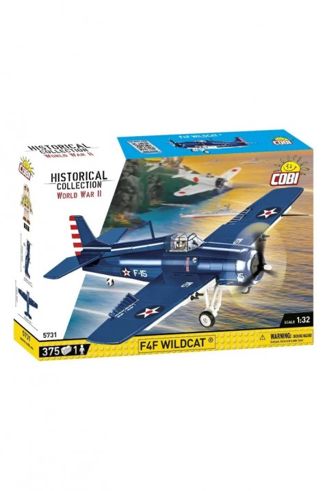 Konstruktor Cobi borbeni avion Grumman F4F Wildcat - dijelovi 375IVET.HR - MODERNA ODJEĆA