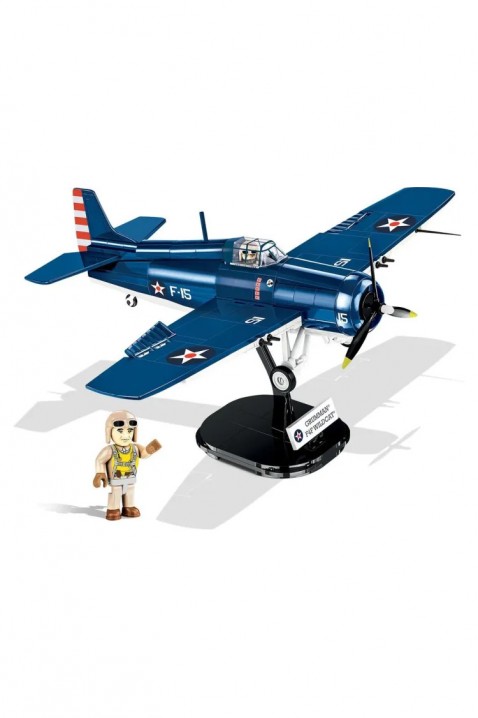 Konstruktor Cobi borbeni avion Grumman F4F Wildcat - dijelovi 375IVET.HR - MODERNA ODJEĆA