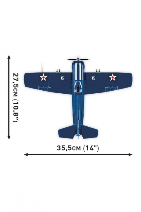 Konstruktor Cobi borbeni avion Grumman F4F Wildcat - dijelovi 375IVET.HR - MODERNA ODJEĆA