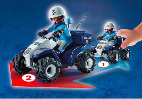Set s figuricom City Action 71092 Policijski Speed QuadIVET.HR - MODERNA ODJEĆA
