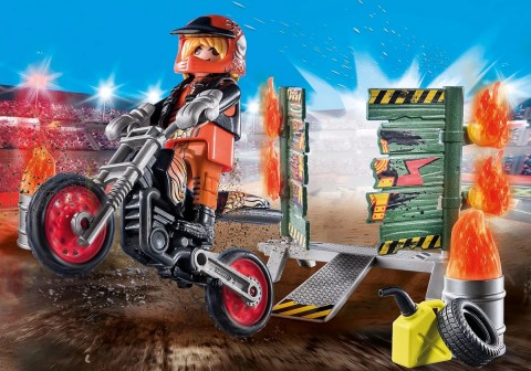 Set s figuricom Stunt Show 71256 Starter Pack Kaskaderski show sa zidom vatreIVET.HR - MODERNA ODJEĆA