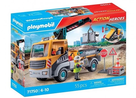 Set s figuricama Action Heroes 71750 Građevinski kamion s dizalicomIVET.HR - MODERNA ODJEĆA