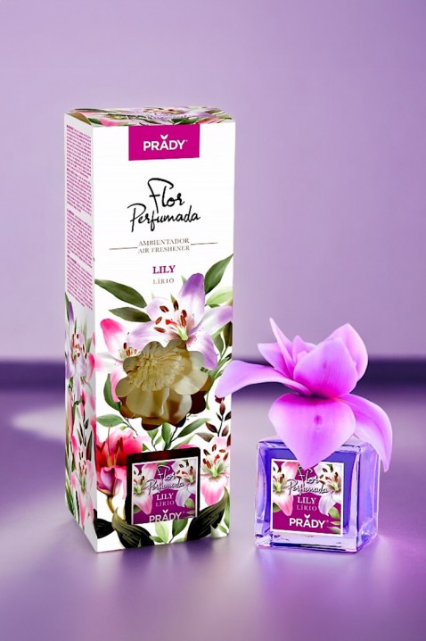 Difuzor s cvijetom PRADY LILY 90 ml, Boja: ljubičasta, IVET.HR - MODERNA ODJEĆA