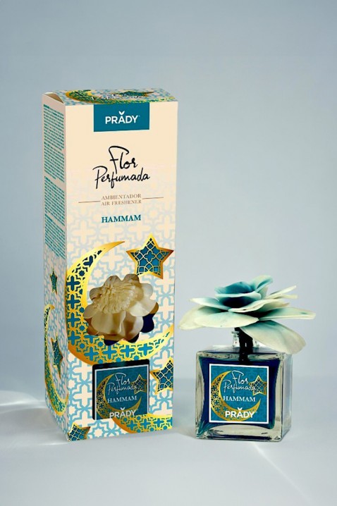 Difuzor s cvijetom PRADY HAMMAM 90 ml, Boja: plava, IVET.HR - MODERNA ODJEĆA