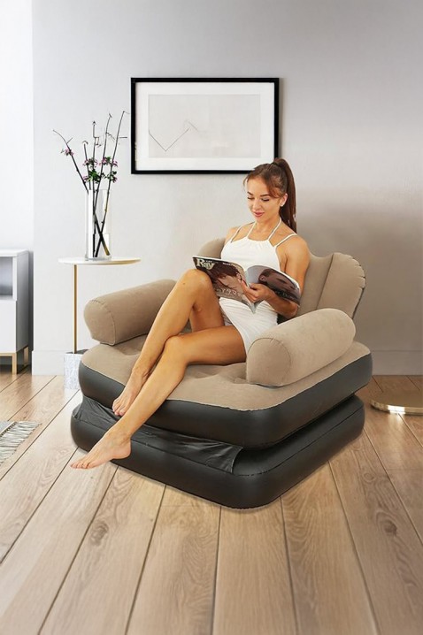 Naslonjač na napuhavanje ORBY BEIGE, Boja: bež, IVET.HR - MODERNA ODJEĆA