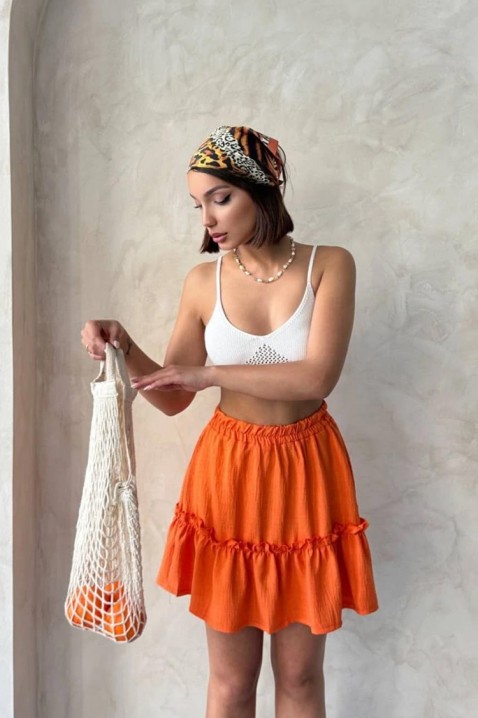 Suknja ZERVELZA ORANGE, Boja: narančasta, IVET.HR - MODERNA ODJEĆA