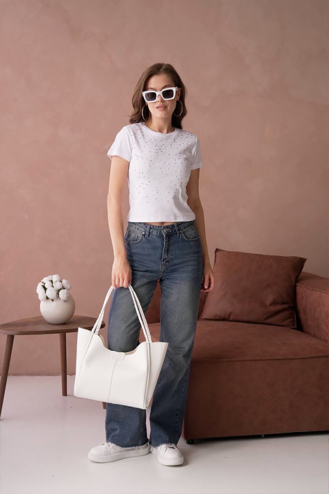 Majica RAVIKA WHITE, Boja: bijela, IVET.HR - MODERNA ODJEĆA