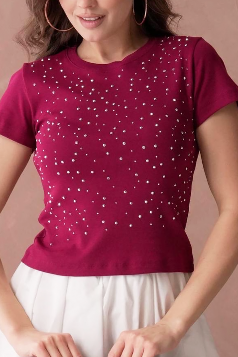 Majica RAVIKA BORDO, Boja: bordo, IVET.HR - MODERNA ODJEĆA