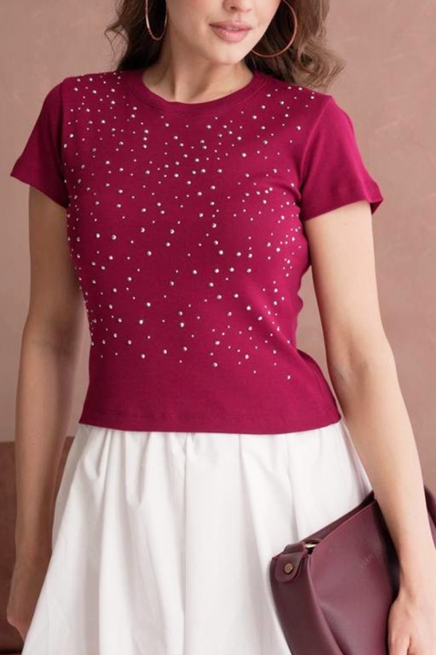 Majica RAVIKA BORDO, Boja: bordo, IVET.HR - MODERNA ODJEĆA
