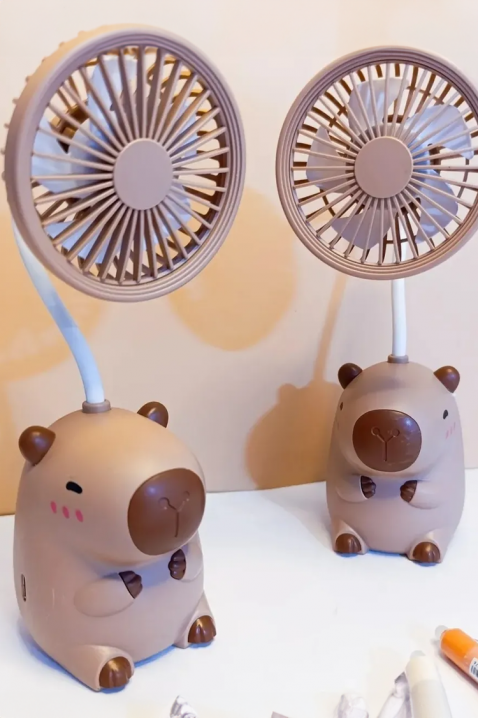 Ručni mini ventilator DRIOXY, Boja: smeđa, IVET.HR - MODERNA ODJEĆA