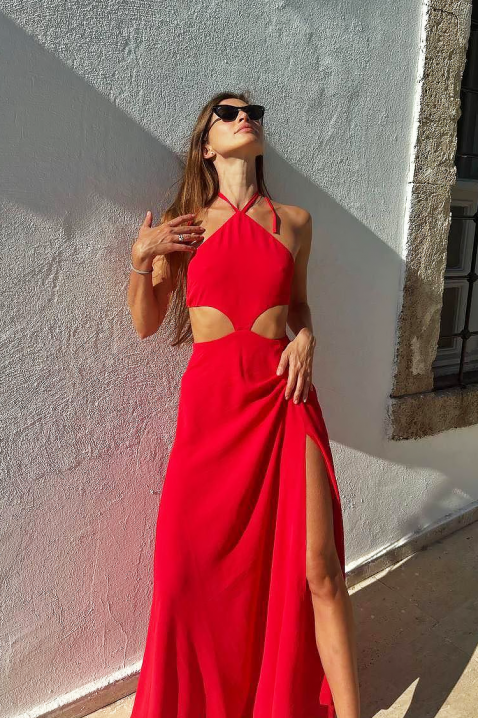 Haljina RORIVA RED, Boja: crvena, IVET.HR - MODERNA ODJEĆA