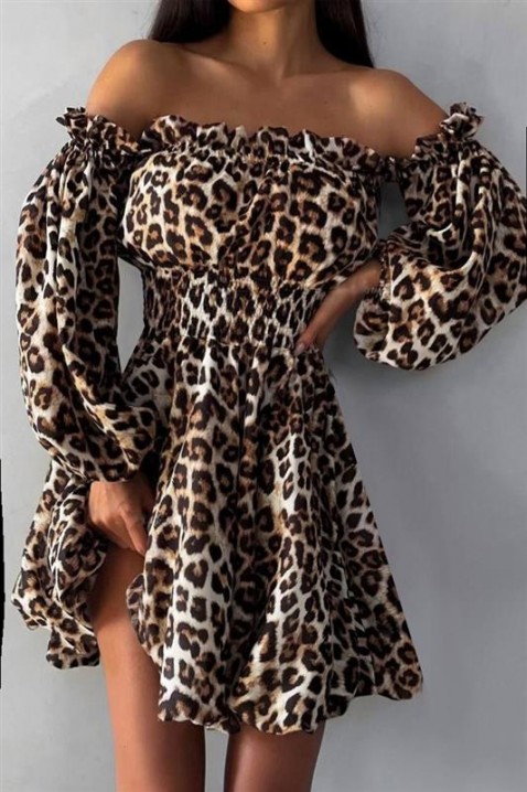 Haljina GERLINZOVA, Boja: leopard, IVET.HR - MODERNA ODJEĆA