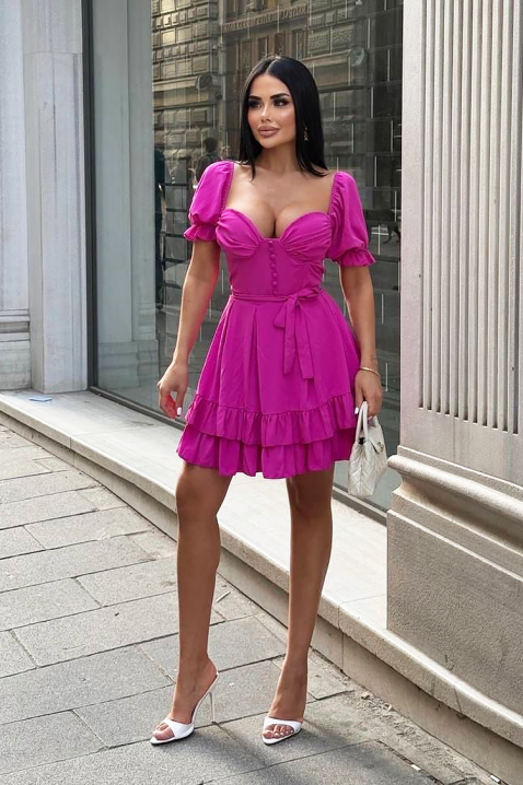 Haljina KEYVERZA PURPLE, Boja: ljubičasta, IVET.HR - MODERNA ODJEĆA