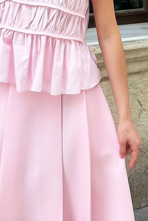 Suknja XERVINZA PINK, Boja: roza, IVET.HR - MODERNA ODJEĆA