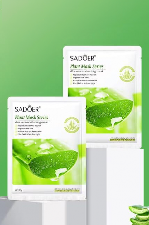 Maska za lice SADOER Plant Facial Mask ALOEVERAIVET.HR - MODERNA ODJEĆA