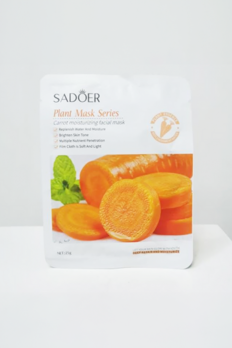 Maska za lice SADOER Plant Facial Mask CARROTIVET.HR - MODERNA ODJEĆA