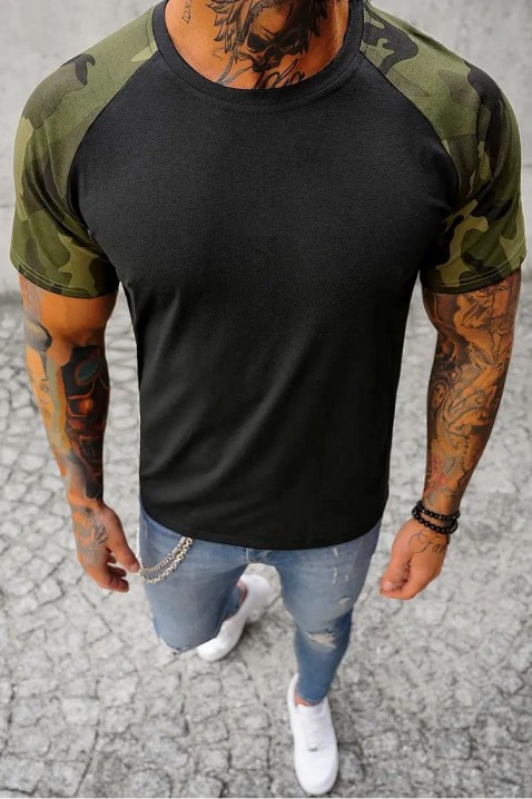 Muška majica REZFO BLACK, Boja: crna, IVET.HR - MODERNA ODJEĆA