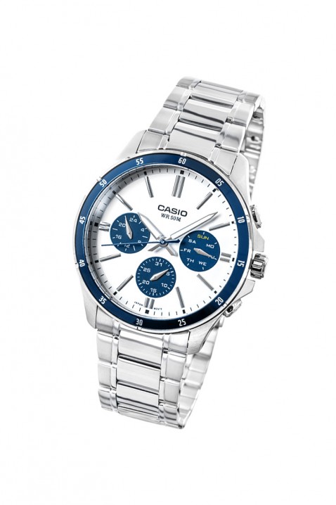 Muški sat CASIO MTP-1374D-7A2VDF, Boja: srebrna, IVET.HR - MODERNA ODJEĆA