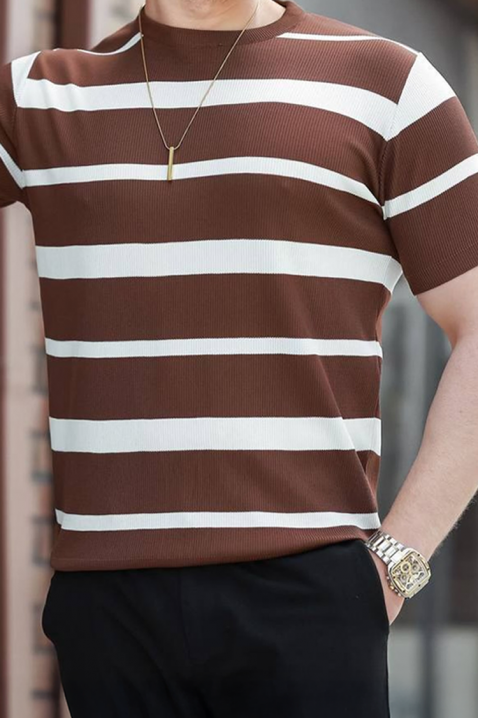 Muška majica KAFOLDO BROWN, Boja: smeđa, IVET.HR - MODERNA ODJEĆA