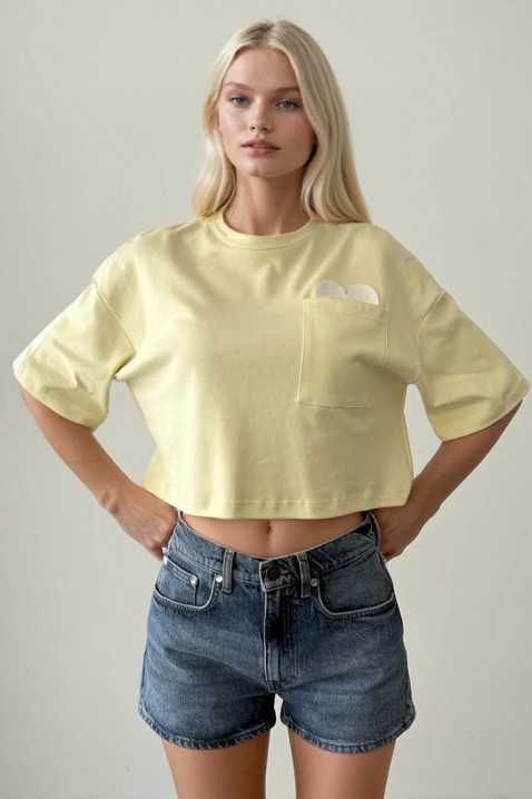 Majica GRIZOLZA YELLOW, Boja: žuta, IVET.HR - MODERNA ODJEĆA