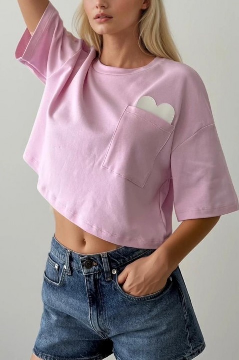 Majica GRIZOLZA PINK, Boja: roza, IVET.HR - MODERNA ODJEĆA