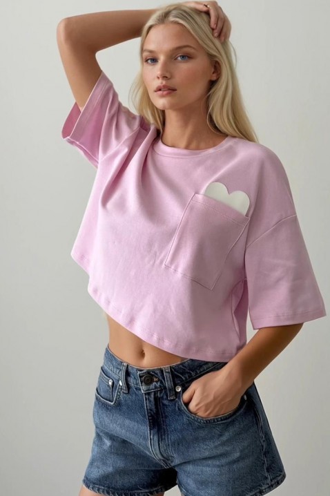 Majica GRIZOLZA PINK, Boja: roza, IVET.HR - MODERNA ODJEĆA