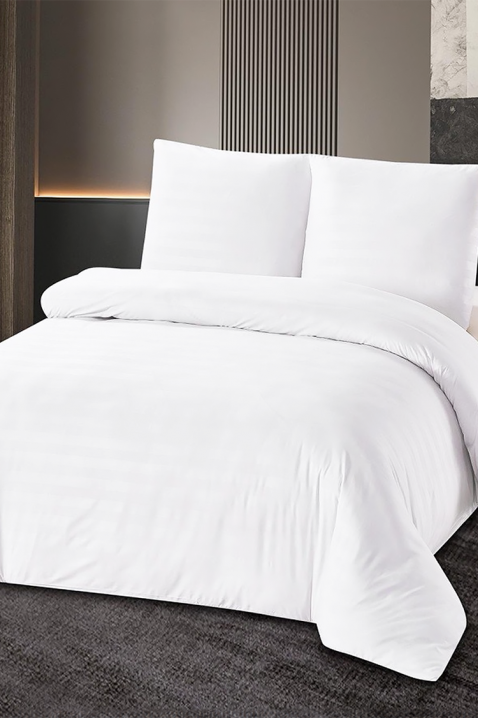 Komplet posteljina KRONESA WHITE 200x220 cm pamuk - 3 dijela, Boja: bijela, IVET.HR - MODERNA ODJEĆA