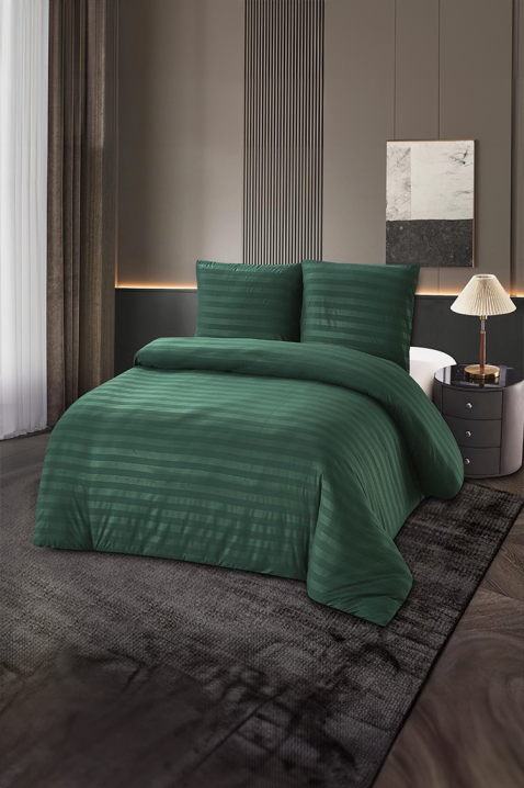 Komplet posteljina KRONESA GREEN 200x220 cm pamuk - 3 dijela, Boja: zelena, IVET.HR - MODERNA ODJEĆA