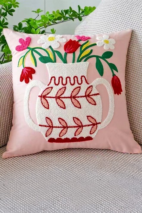 Jastučnica GRIOGENA 40х40 cm, Boja: roza, IVET.HR - MODERNA ODJEĆA