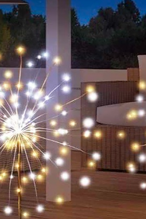 Solarna lampa ERMILO, Boja: bijela, IVET.HR - MODERNA ODJEĆA