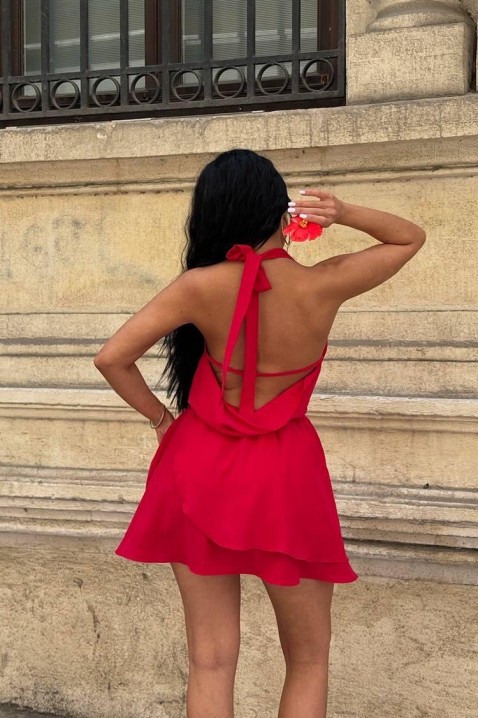 Haljina BELZIRVA RED, Boja: crvena, IVET.HR - MODERNA ODJEĆA