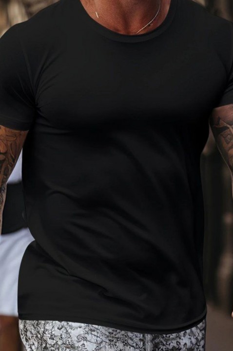 Muška majica BEPODO BLACK, Boja: crna, IVET.HR - MODERNA ODJEĆA