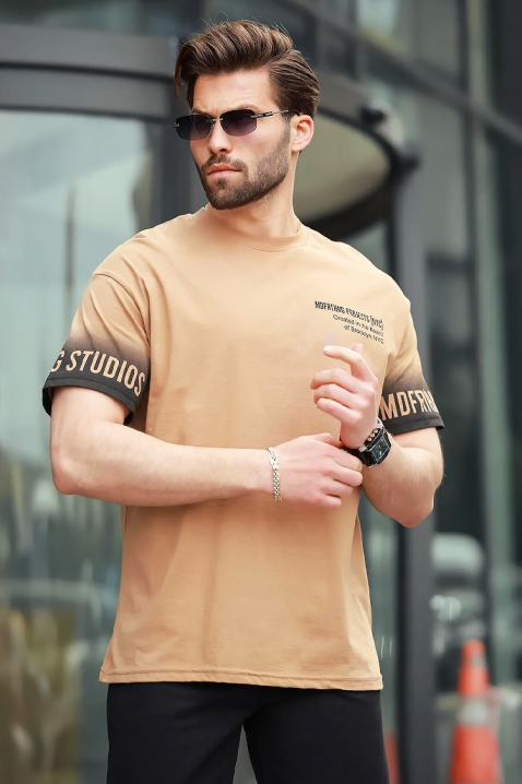 Muška majica SHELVO BEIGE, Boja: bež, IVET.HR - MODERNA ODJEĆA
