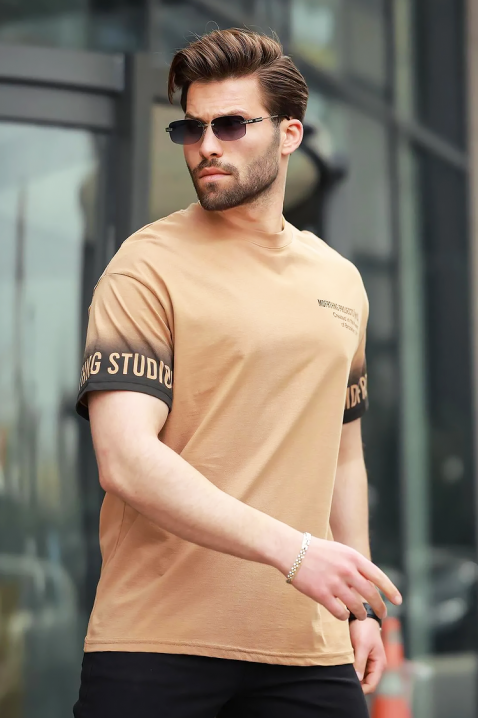 Muška majica SHELVO BEIGE, Boja: bež, IVET.HR - MODERNA ODJEĆA