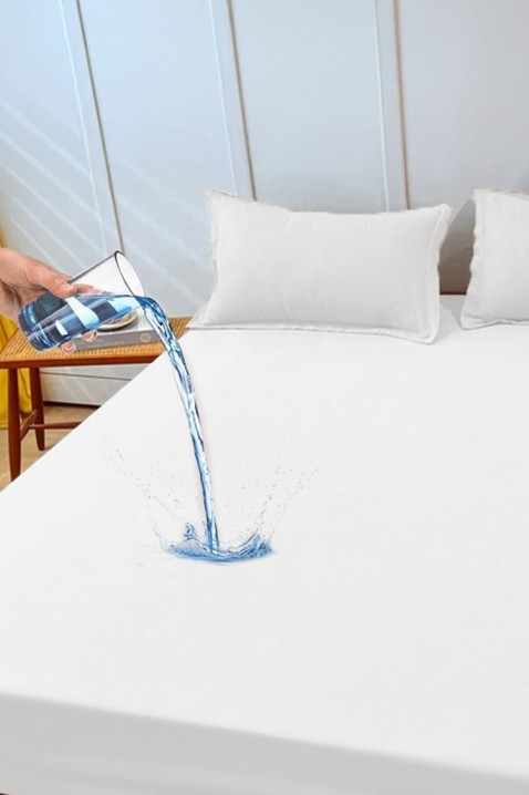 Plahta s elastikom MONDELGA WHITE 200x220 cm, Boja: bijela, IVET.HR - MODERNA ODJEĆA