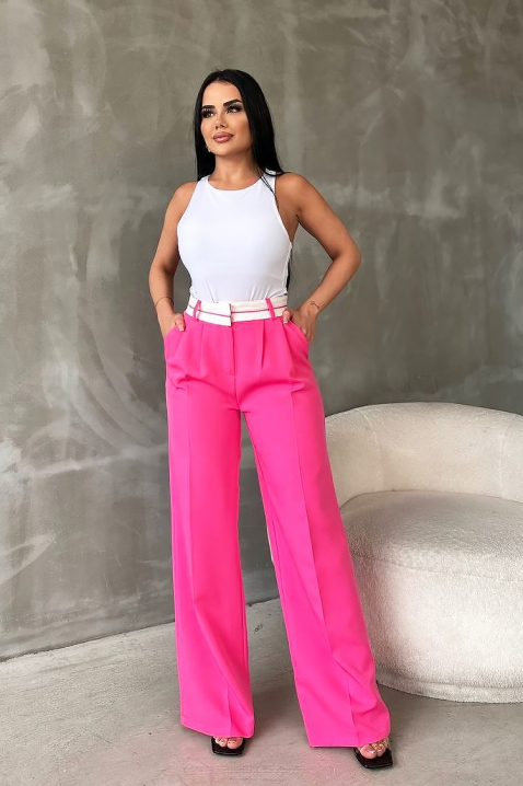 Hlače ILVERSA PINK, Boja: roza, IVET.HR - MODERNA ODJEĆA