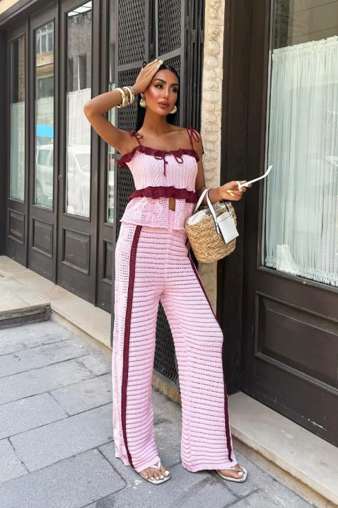 Komplet ESENTOLA PINK, Boja: roza, IVET.HR - MODERNA ODJEĆA