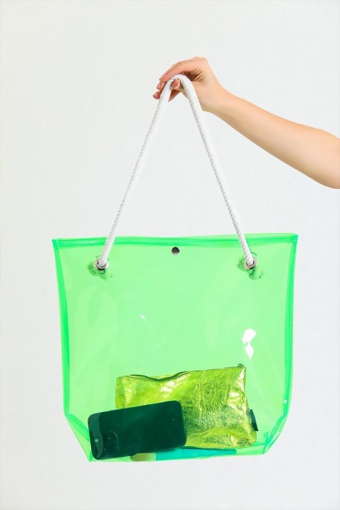 Torba za plažu NEONANA GREEN, Boja: zelena, IVET.HR - MODERNA ODJEĆA