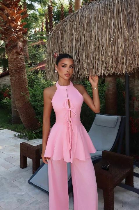 Komplet FARFONA PINK, Boja: roza, IVET.HR - MODERNA ODJEĆA