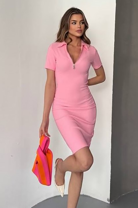 Haljina CIRVELVA PINK, Boja: roza, IVET.HR - MODERNA ODJEĆA