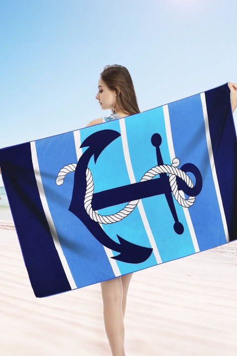 Ručnik za plažu FESTIVA, Boja: plava, IVET.HR - MODERNA ODJEĆA
