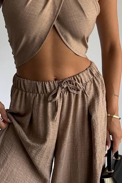 Komplet ASMEROLA BEIGE, Boja: tamna bež, IVET.HR - MODERNA ODJEĆA