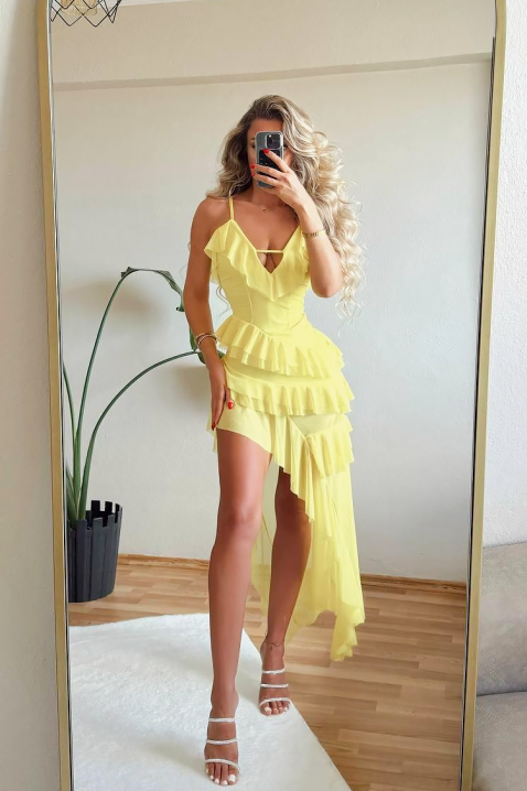 Haljina XIRELFA YELLOW, Boja: žuta, IVET.HR - MODERNA ODJEĆA