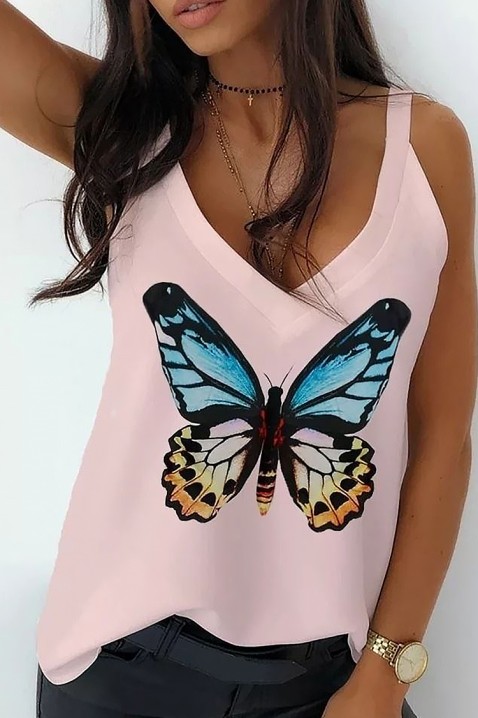 Top BUTTERFLANA PINK, Boja: roza, IVET.HR - MODERNA ODJEĆA