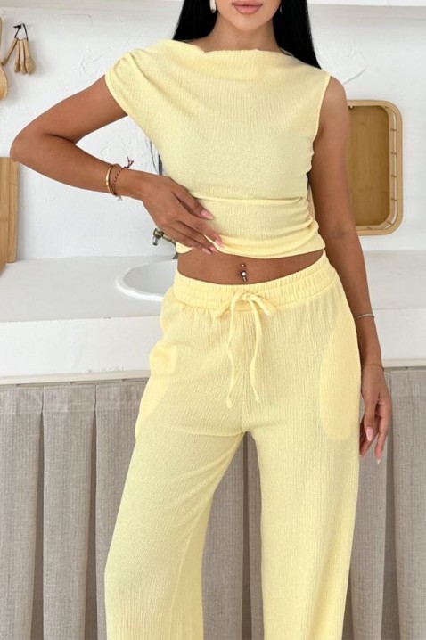 Komplet FRALINDA YELLOW, Boja: žuta, IVET.HR - MODERNA ODJEĆA