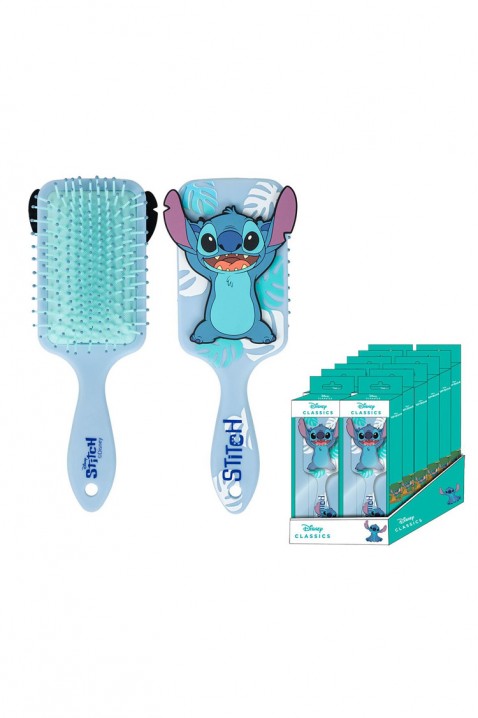 Dječja četka za kosu Blue Stitch, Boja: plava, IVET.HR - MODERNA ODJEĆA