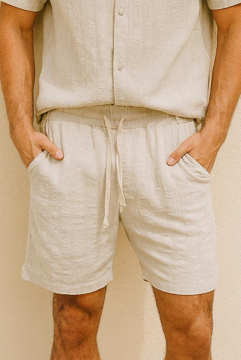 Muški komplet SOLMERO BEIGE, Boja: bež, IVET.HR - MODERNA ODJEĆA