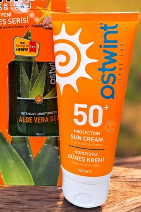 Kozmetički set OSTWINT SPF 50 Sun Protection&Aloe Vera GelIVET.HR - MODERNA ODJEĆA